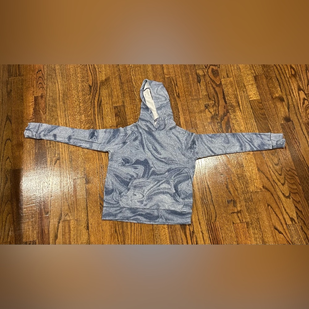 Athleta Girl In Your Element Hoodie 2.0, Color: Navy Milky Way, Size: M/8-10